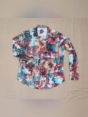 Robert Graham  Euphoria Long Sleeve Button Front Shirt